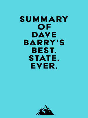 cover image of Summary of Dave Barry's Best. State. Ever.